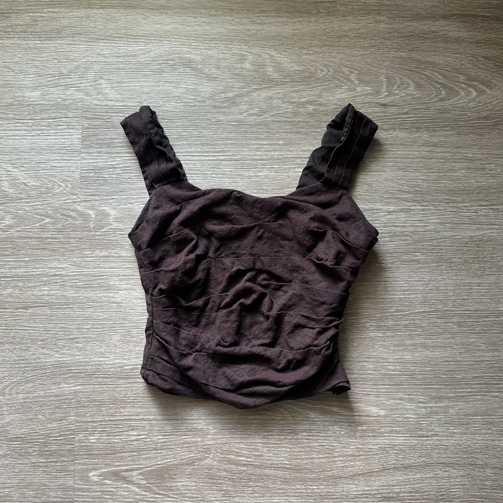 Elegant Brown Women's Top